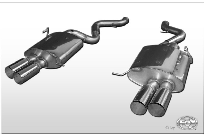 Einddemper BMW E92/E93 M3 Duplex 2x90mm Super Sound