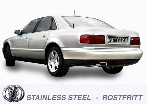 Simons Einddemper Audi A8/A8 Quattro 1994-2002