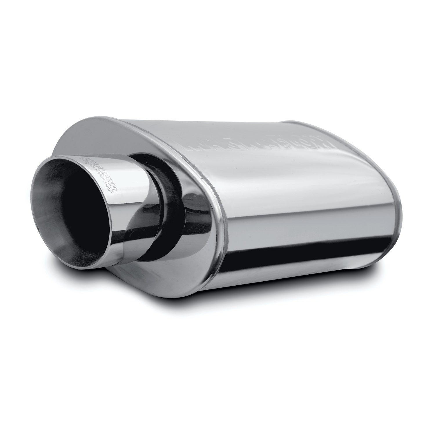 Muffler W/Tip Mag SS 14X5X8 2.25/4. Magnaflow Demper 