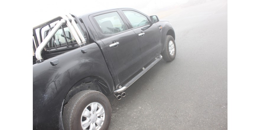 Ford Ranger vanaf 2010 Einddemper Uitgang seitlich rechts und li