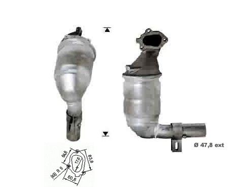 Opel CORSA C 1.3TD CDTi 1248 cc 51 Kw / 70 cv Z13DT Magnaflow CA