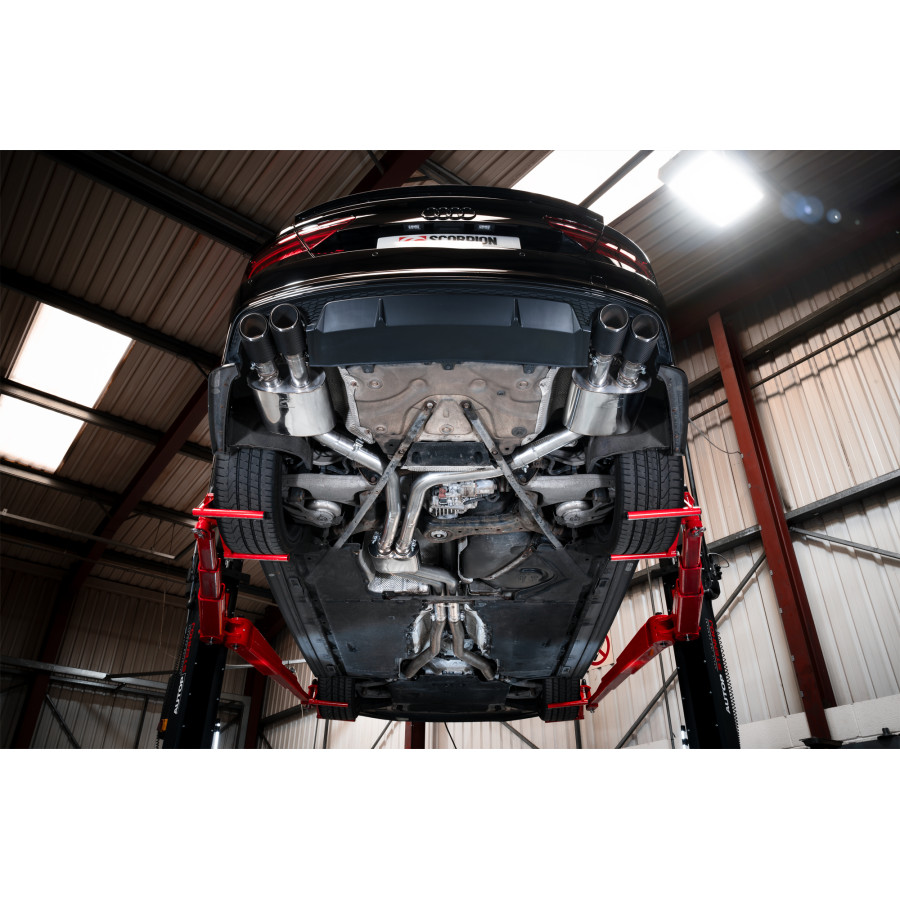 Audi S7 C7 4.0 TFSI Biturbo Quattro Resonated half system with no valves