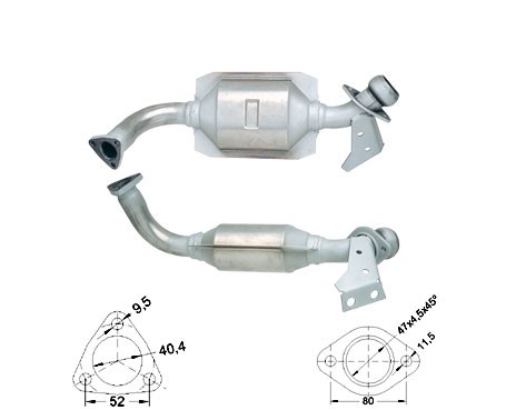 Seat MARBELLA 0.9 903 cc 30 Kw / 41 cv Magnaflow CAT Bouwjaar: 9