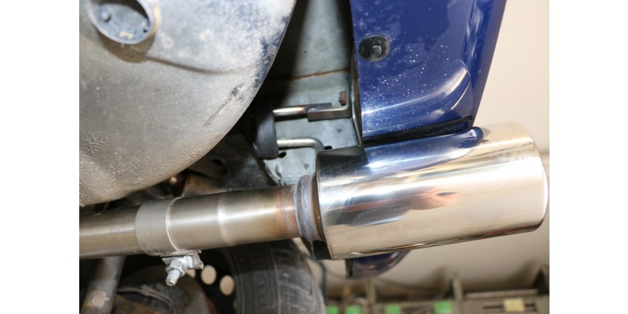 Opel Corsa C Einddemper Uitgang rechts/links - 1x90 Typ 13 recht
