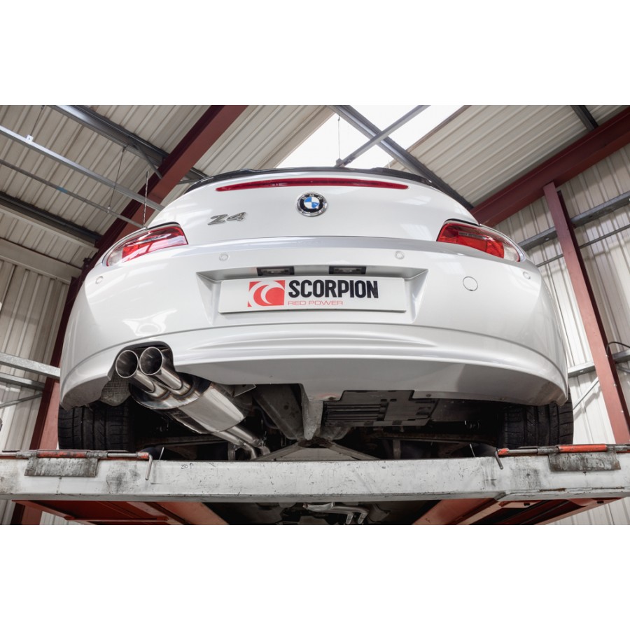 Scorpion uitlaat BMW Z4 E85 & E86 gepolijst