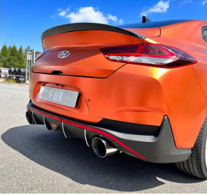 Hyundai i30N Fastback Facelift tailpipe for the original silencer 1x130 type 14