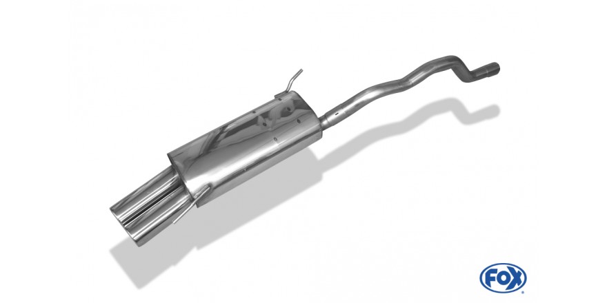 VW Bus T4 Syncro Einddemper incl. Verbindingsbuis met Halter - 2