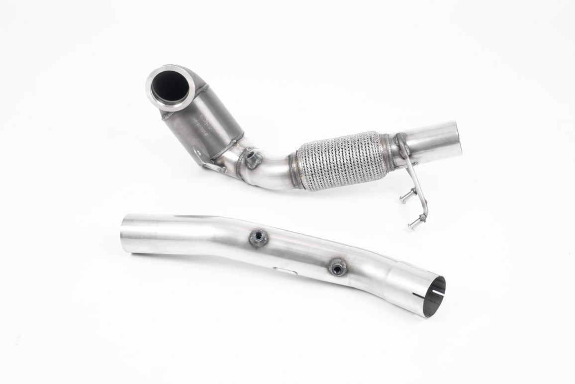 Skoda Octavia vRS 2.0 TSI 245PS OPF/GPF Cast Downpipe with 200 Cell HJS Cat with GPF/OPF Bypass