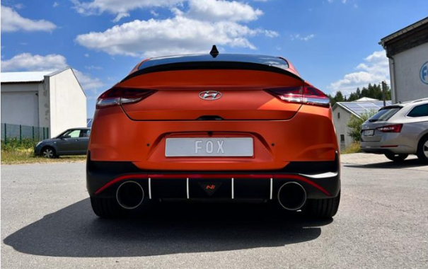 Hyundai i30N Fastback Facelift tailpipe for the original silencer 1x160 type 10