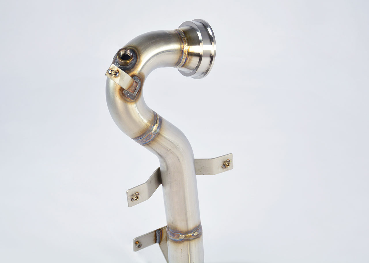 695 ABARTH 1.4T "Edizione Maserati" (180 Hp) 2012 Turbo downpipe kit (Replaces catalytic converter)