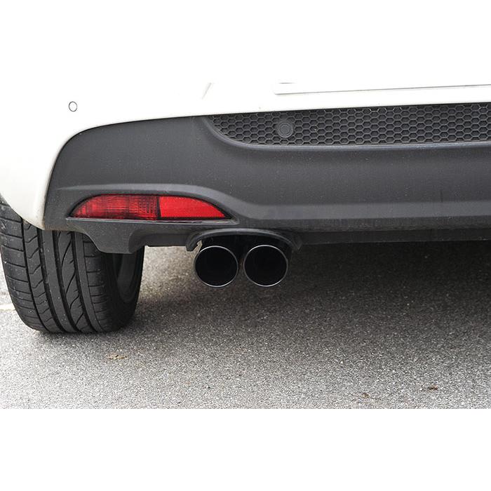 ALFA ROMEO MiTo 1.6 JTDm (120 Hp) 2008 -> 2015 Rear exhaust OO80 BLACK ENDPIPES