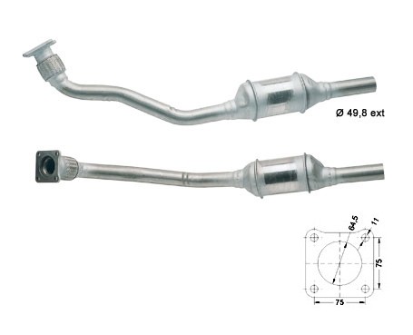 VW PASSAT 35i 1.8i Variant 1781 cc 66 Kw / 90 cv ADZ Magnaflow C