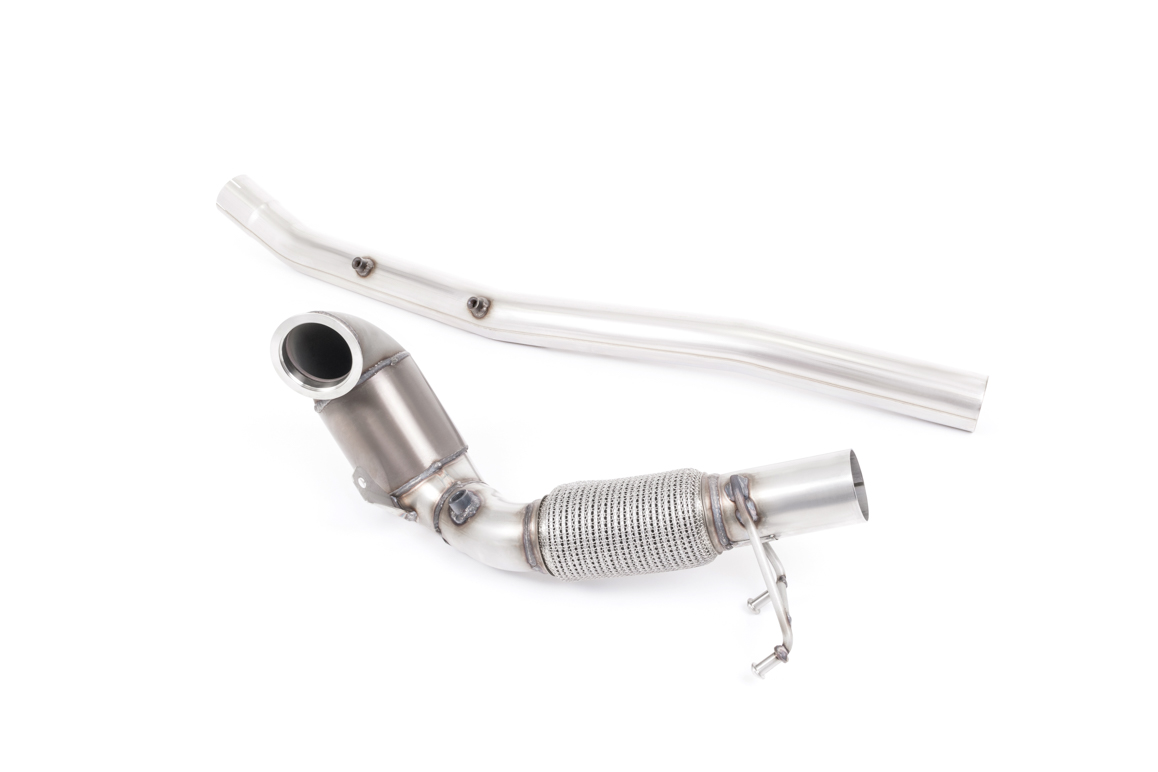 Milltek Audi/Seat/VW 2.0TSI 280/300ps Large Bore Downpipe and Hi-Flow Sports Cat