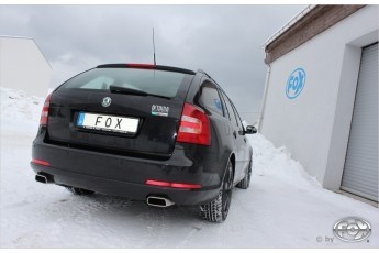 Skoda Octavia Typ 1Z RS Einddemper rechts/links - 145x65 Typ 59