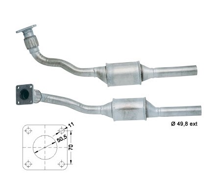 Seat CORDOBA 1.9D 1896 cc 47 Kw / 64 cv AEY Magnaflow CAT Bouwja