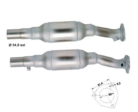 VW PASSAT 35i 2.0i 1984 cc 85 Kw / 115 cv ADY Magnaflow CAT Bouw