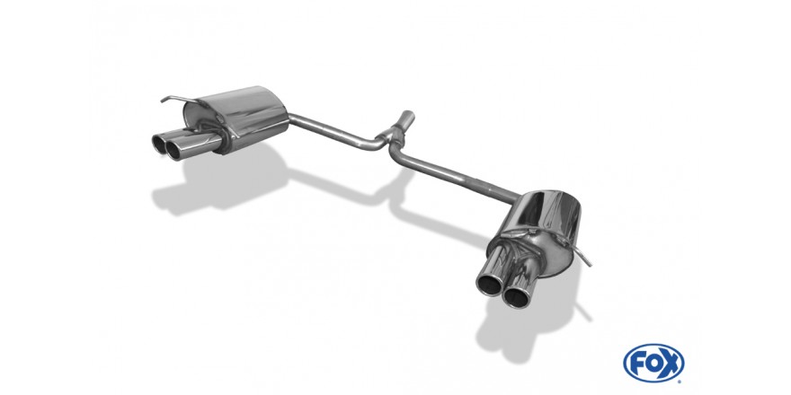 Mercedes C-Klasse 4 Zylinder - W204/S204 Einddemper rechts/links