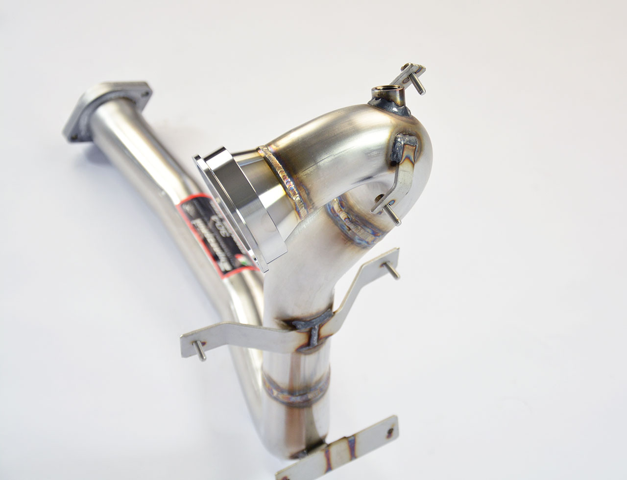 695 ABARTH 1.4T "Biposto" (190 Hp) (Ø65 with valve) 2014 Turbo downpipe kit (Replaces catalytic conv