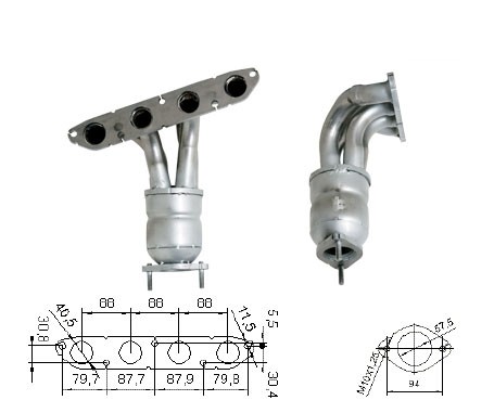 MG MG ZT 1.8i 16V 1796 cc 87 Kw / 118 cv 18K4F Magnaflow CAT Bou
