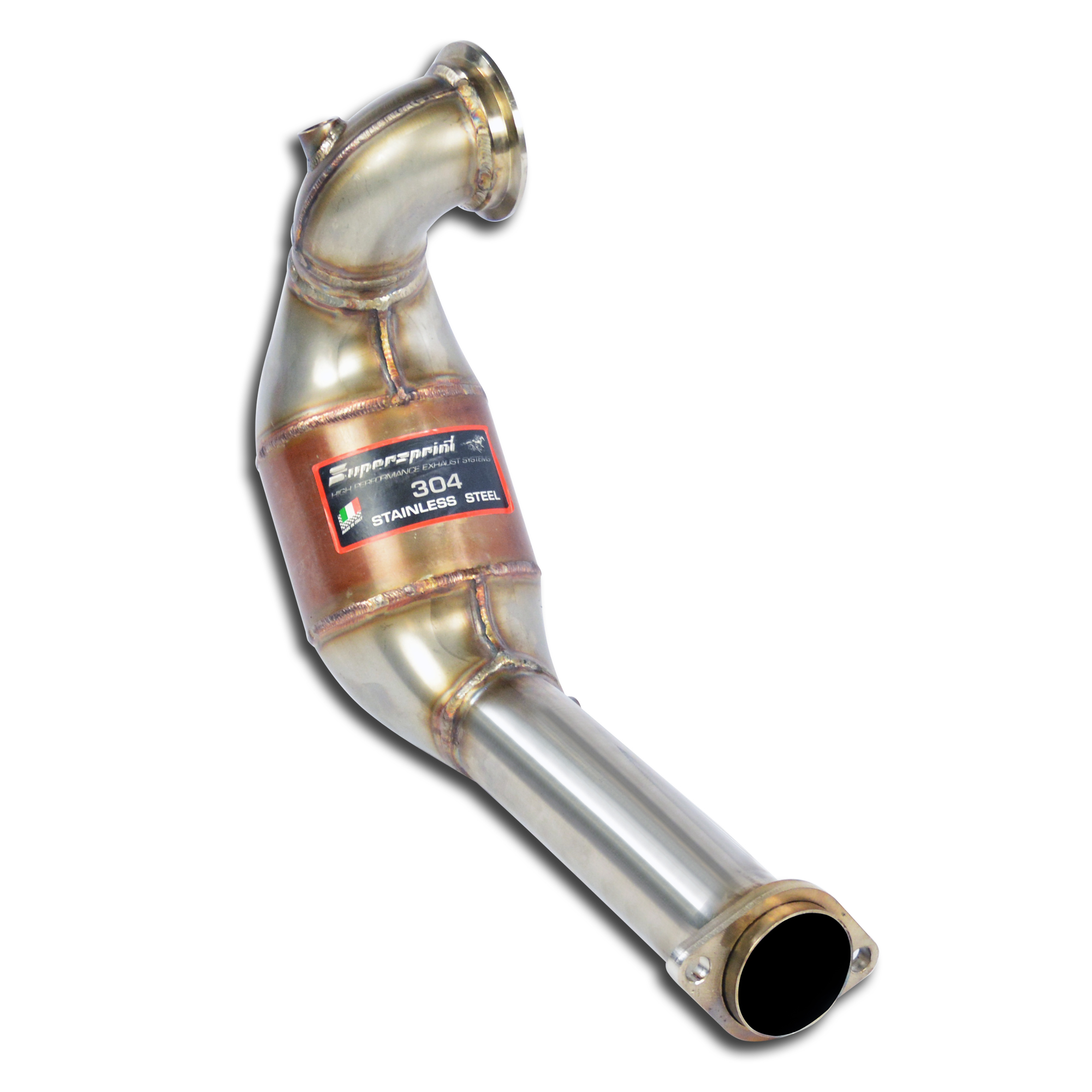 ALFA ROMEO GIULIETTA QV 1750 TBi (240 Hp) 2014 Downpipe + Metallic catalytic converter