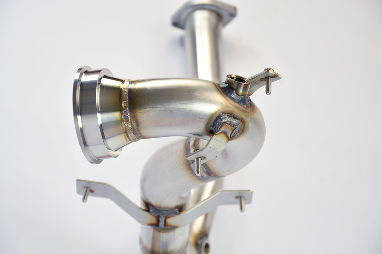 595 ABARTH 1.4T "50° Anniversario" (180 Hp) 2013 Turbo downpipe kit (Replaces catalytic converter) (