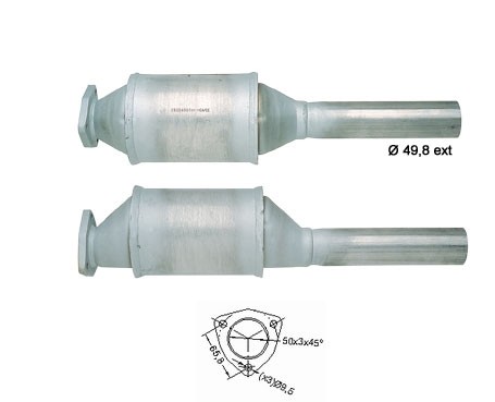 VW JETTA 1.8i 1781 cc 77 Kw / 105 cv RV Magnaflow CAT Bouwjaar: