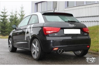 Audi A1 Compact/ A1 Sportback Einddemper - 2x90 Typ 16 FOX