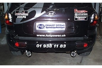 Hyundai Santa Fé - SM Einddemper rechts/links - 1x90 Typ 13 rech