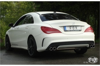 Mercedes CLA - C117 Einddemper dwars Uitgang rechts/links - 2x80