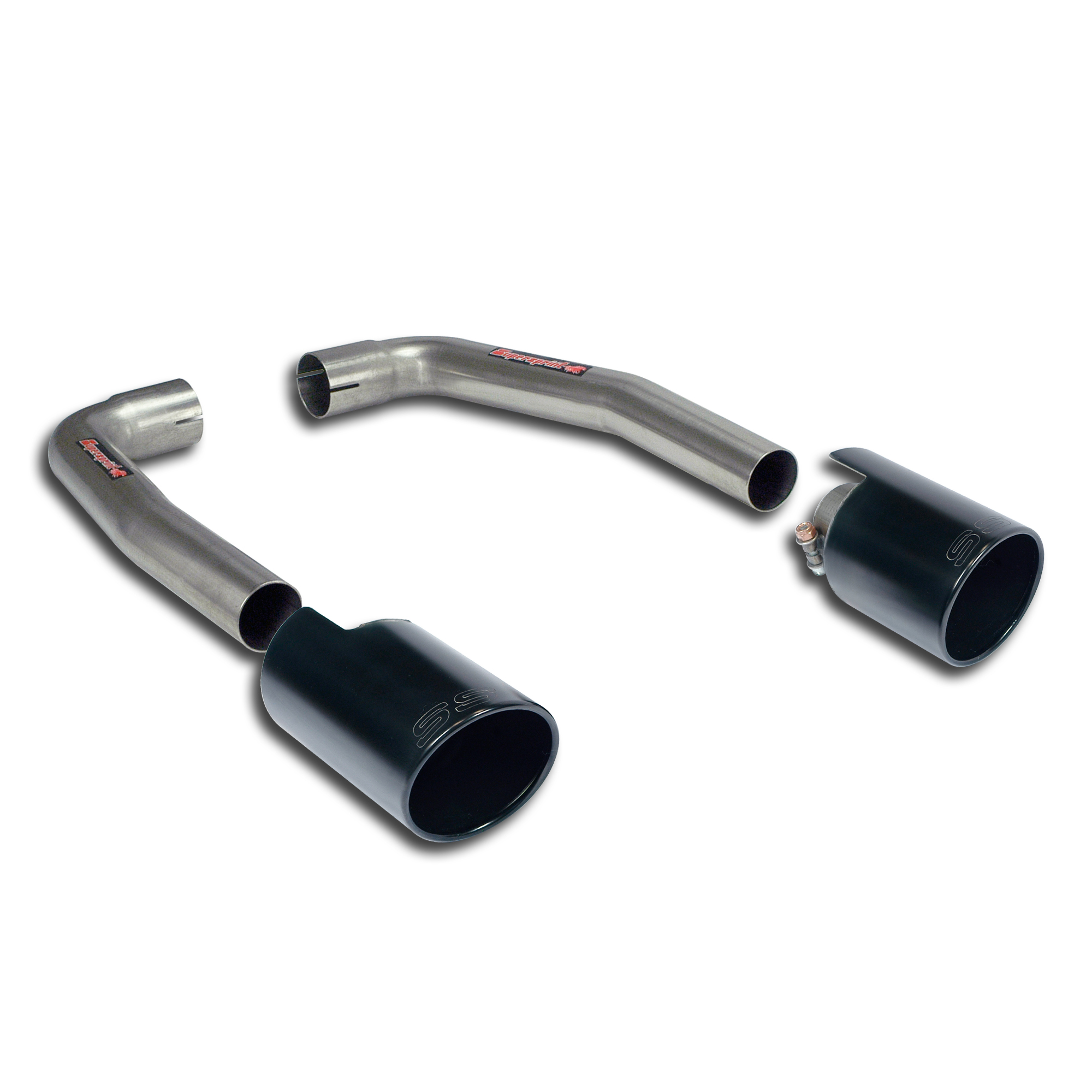 ALFA ROMEO GIULIETTA 1.4 Turbo GPL (120 Hp) 2012 Endpipe kit Right O100 - Left O100 "Black"