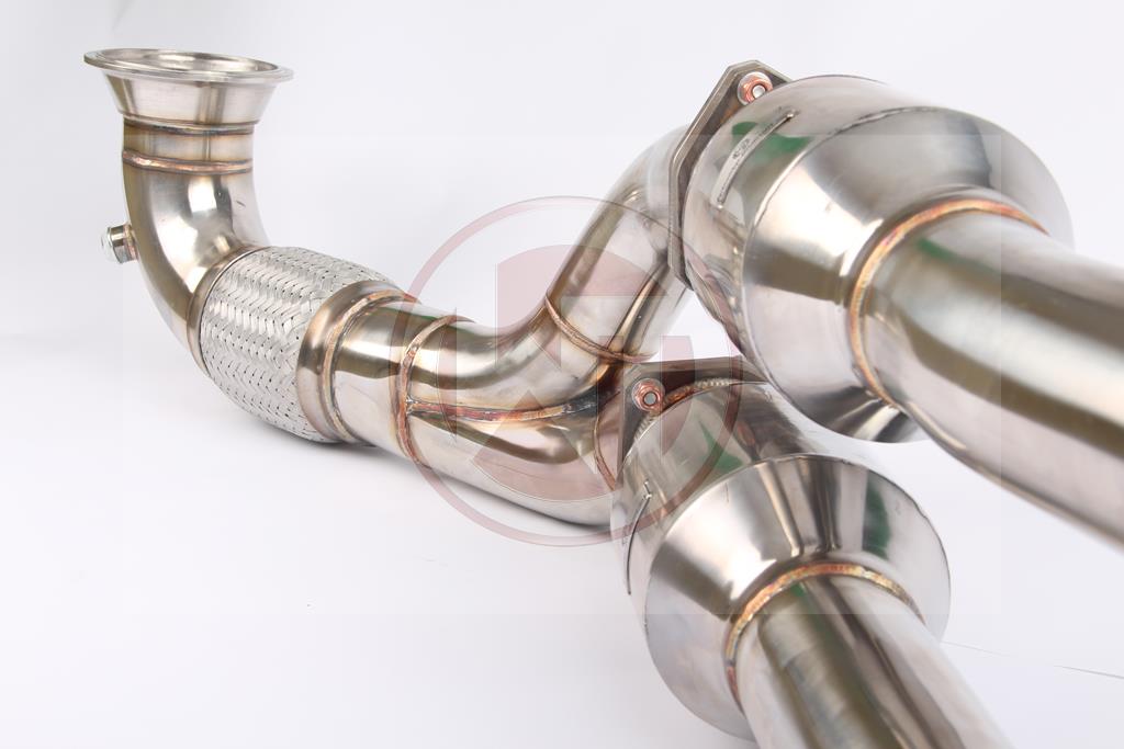 Wagner Downpipe kit Audi TTRS 8J 2.5 TFSI QUATTRO incl. 2x 100CPI sportkat.