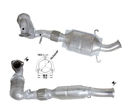 Saab 9-3 2.0i 16V 1985 cc 136 Kw / 185 cv B205L Magnaflow CAT Bo