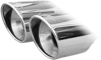 Sportuitlaat Audi A3 8P 2.0 TDi (140pk) 03- 2x80mm X-Race