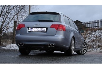 Audi A4 Typ B7 quattro Einddemper rechts/links 63,5mm - 2x88x74 