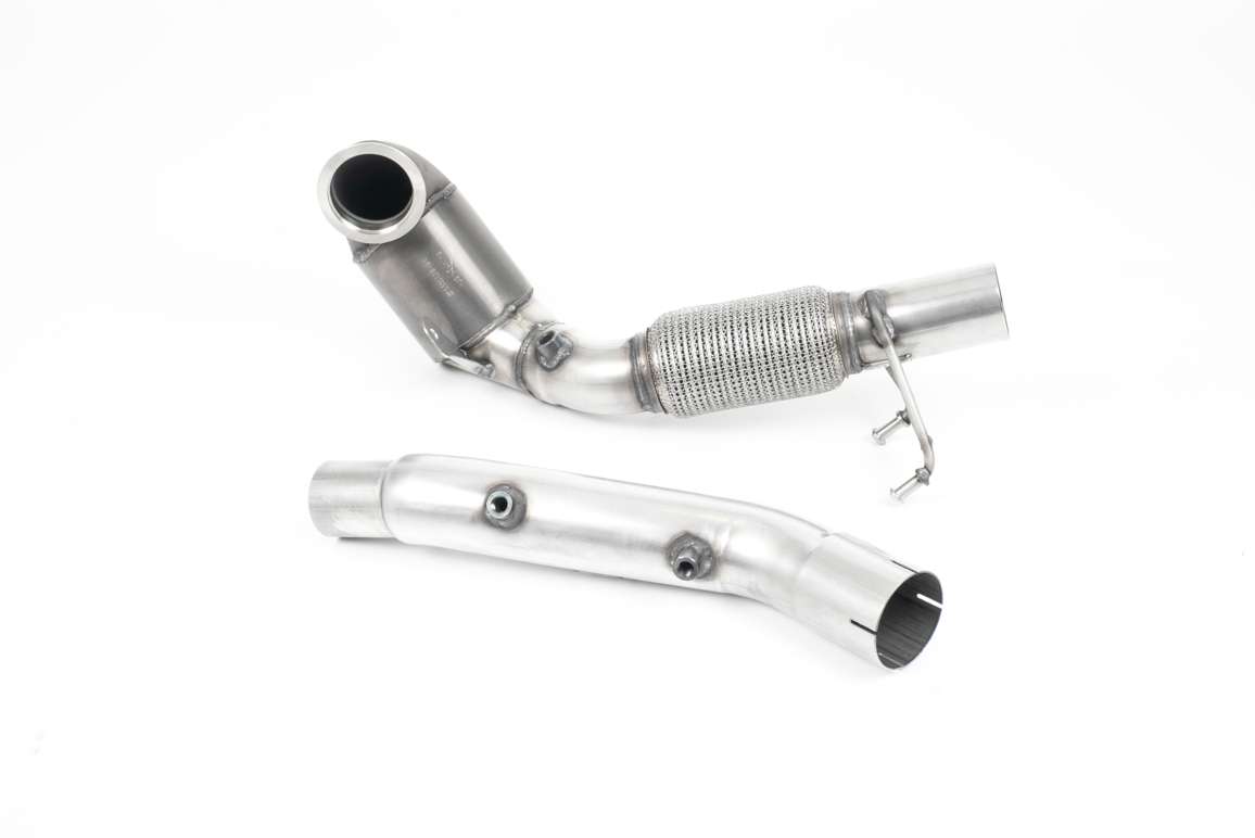 Skoda Octavia vRS 2.0 TSI 245PS OPF/GPF Cast Downpipe with 200 Cell Race Cat with GPF/OPF Bypass