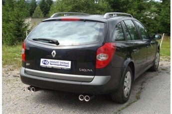 Renault Laguna II K74 - Grandtour Einddemper Uitgang rechts/link