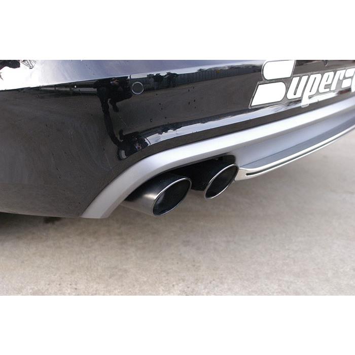 AUDI A6 C7 4G (Sedan + Avant) QUATTRO 2.8 FSI V6 (204 Hp) 2011 -> 2014 Rear pipe Left 100x75 BLACK (