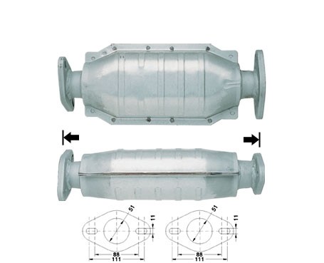 Lancia DELTA/HPE 1.8ie 16V 1747 cc 96 Kw / 131 cv Magnaflow CAT