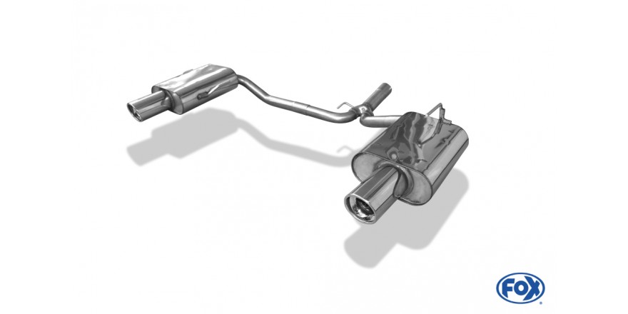 Honda Accord VIII Typ CL7 Einddemper Uitgang rechts/links - 1x10
