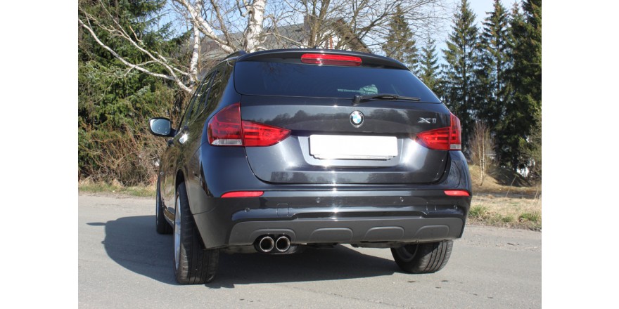 BMW X1 - X84 Benzine Einddemper - 2x80