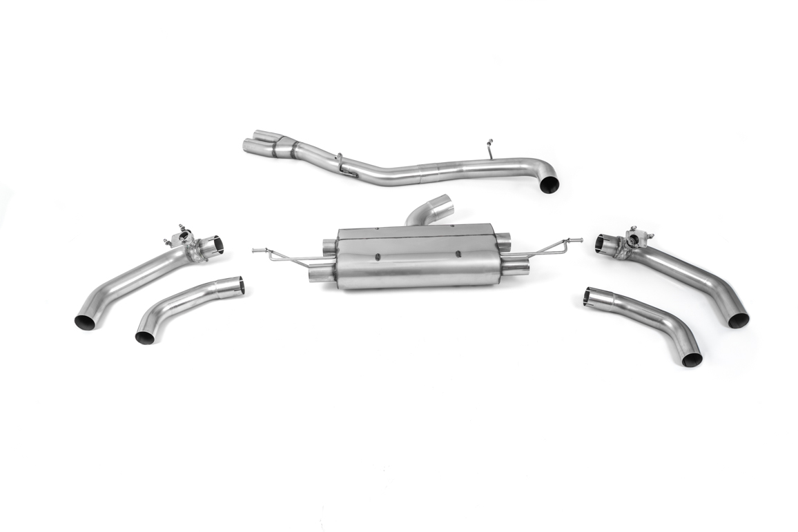 Audi RSQ3 2.5T Sportback & SUV Particulate Filter-back GPF/OPF Back 80mm System, Fits with OE Tailpi