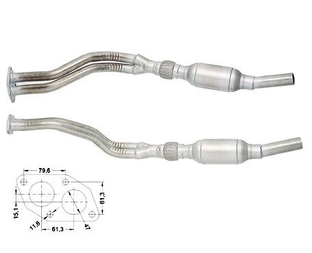 Audi A4 1.8i 20V 1781 cc 92 Kw / 125 cv ADR Magnaflow CAT Bouwja