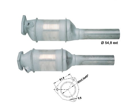 VW PASSAT 35i 2.0 16V 1984 cc 100 Kw / 136 cv 9A Magnaflow CAT B