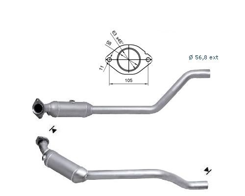 Jaguar S-TYPE 2.5i V6 2497 cc 147 Kw / 200 cv IB Magnaflow CAT B