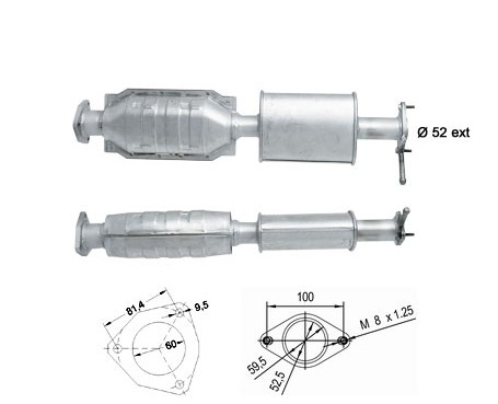 Lancia LYBRA 1.8i 16V 1747 cc 96 Kw / 130 cv 839A7.000 Magnaflow