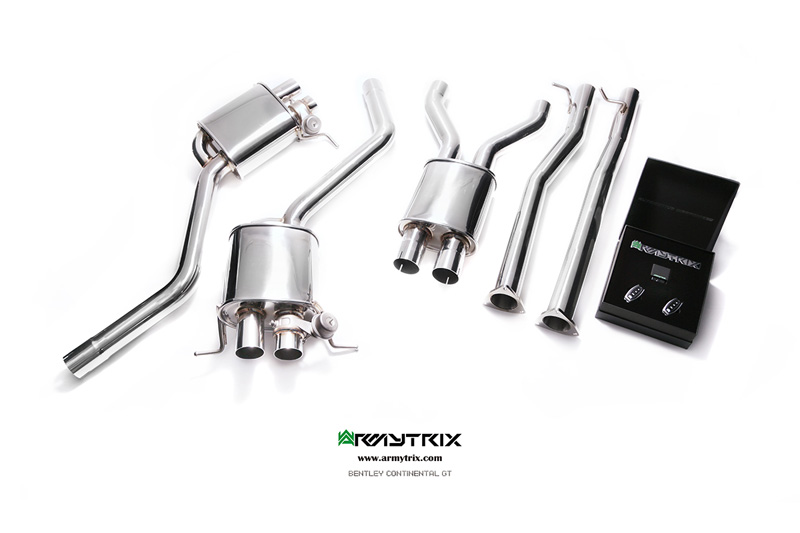 Armytrix Bentley Continental GT (2011-) Valvetronic muffler (L a