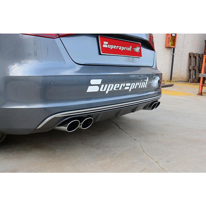 AUDI A3 8V Sedan 1.4 TSI (150 Hp) 2014 Endpipe kit 100x75 Right + 100x75 Left