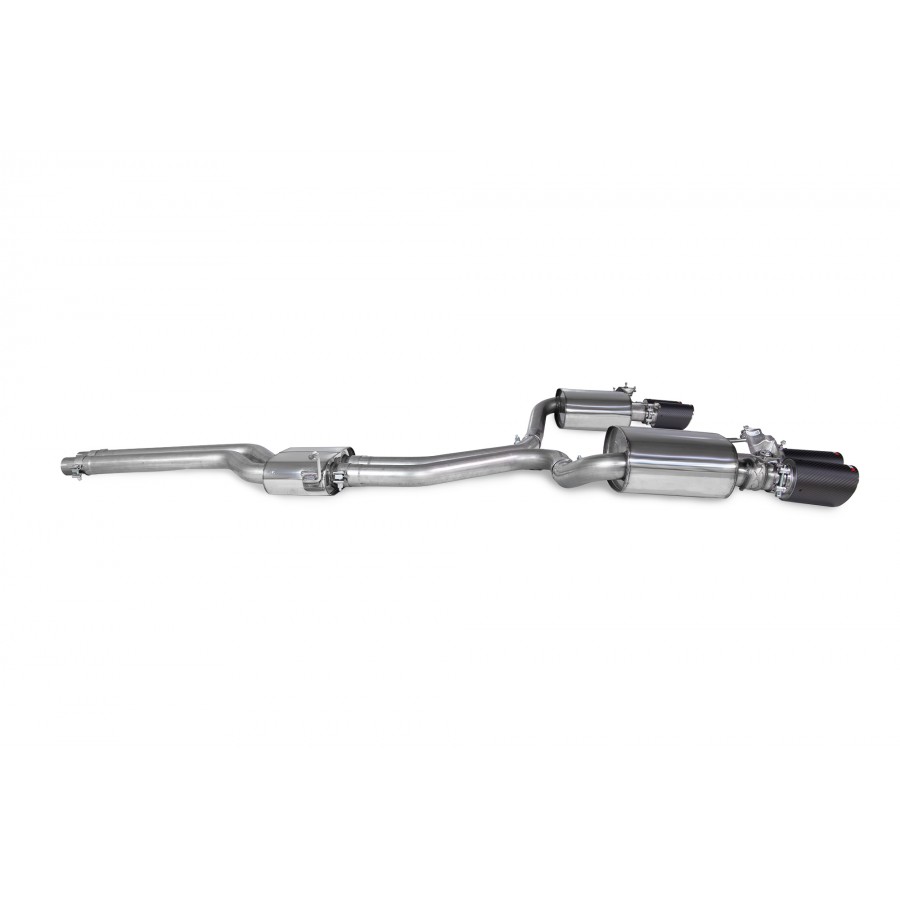 Scorpion uitlaat Audi S4 B9 Quattro Avant, Saloon & Sedan. Non sports diff & non GPF model  carbon &