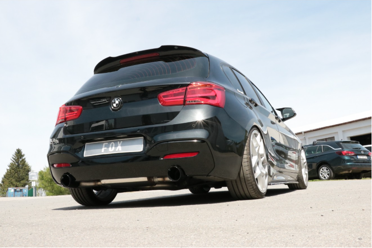BMW F20/21 - 118i with OPF Final silencer - 1x100 type 25 right/left black coated