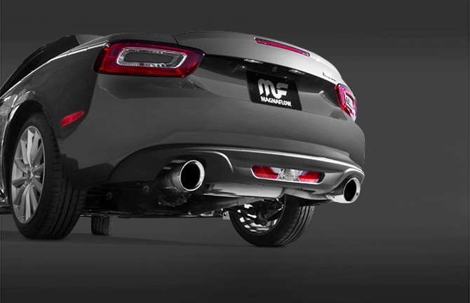 Fiat 124 Spider 1.4l Magnaflow cat-back uitlaatsysteem